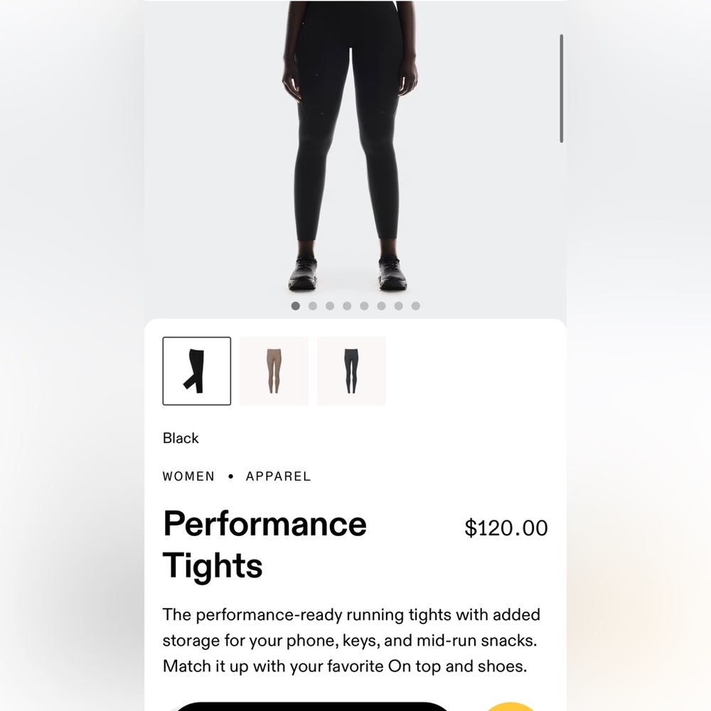 On Running Performance Tights